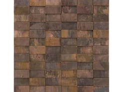 Mosaik Metall Kupfer 3D 30 cm x 30 cm