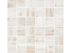 Mosaikfliese Oak Shabby White 30 cm x 30 cm