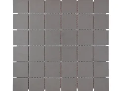 Mosaikmatte Antislip Dunkelgrau Keramik 30 cm x 30 cm