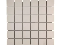 Mosaikmatte Antislip Weiß Keramik 30 cm x 30 cm