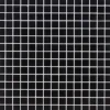 Mosaikmatte Art Glas Schwarz 32,7 cm x 32,7 cm