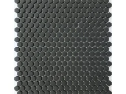 Mosaikmatte Cube 1 Glas Schwarz 29 cm x 29,5 cm