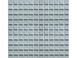 Mosaikmatte Glas Grau Uni 30 cm x 30 cm