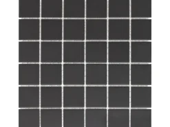 Mosaikmatte Keramik Antislip Schwarz 30,6 cm x 30,6 cm