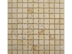 Mosaikmatte Naturstein Yellow Sun 30 cm x 30 cm