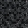 Mosaikmatte Smart Black Glas Schwarz 30 cm x 30 cm
