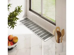 MS Beschläge Alu-Gitter 150 x 200 mm Silber F1 Eloxiert Luftzirkulation