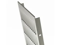 MS Beschläge Alu-Gitter 150 x 600 mm Silber F1 Eloxiert Luftzirkulation