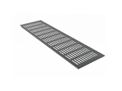 MS Beschläge Alu-Gitter 150 x 1200 mm Anthrazit RAL 7016 Luftzirkulation