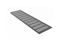 MS Beschläge Alu-Gitter 150 x 600 mm Anthrazit RAL 7016 Luftzirkulation
