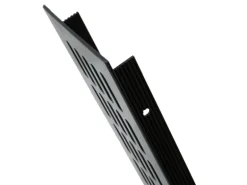 MS Beschläge Alu-Lüftungsgitter 80 x 600 mm Anthrazit RAL 7016 Luftgitter