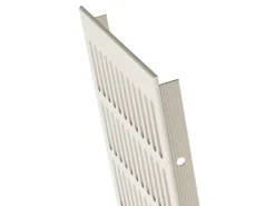 MS Beschläge Aluminiumgitter 150 x 300 mm Weiß RAL9010 Türbelüftung