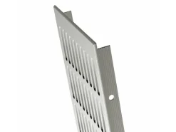 MS Beschläge Belüftungsgitter 130 x 600 mm Aluminium Silber F1 Eloxiert