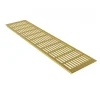 MS Beschläge Heizungsabdeckung 130 x 500 mm Gitter Gold Eloxiert
