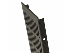 MS Beschläge Heizungsabdeckung 130 x 1200 mm Aluminium Gitter Braun Eloxiert