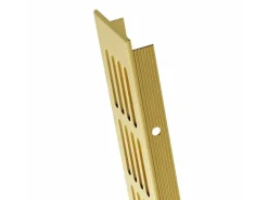 MS Beschläge Lüftungsgitter 60 x 600 mm Aluminium Gold Eloxiert