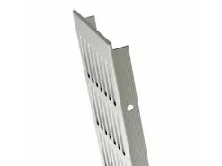 MS Beschläge Lüftungsgitter Alu 100 x 400 mm Silber F1 Eloxiert Belüftung