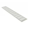 MS Beschläge Lüftungsgitter Alu 100 x 600 mm Silber F1 Eloxiert Belüftung