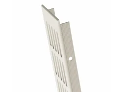 MS Beschläge Lüftungsgitter 80 x 600 mm Weiß RAL9010 Türbelüftung Alu