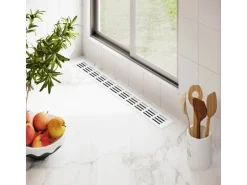 MS Beschläge Lüftungsgitter 60 x 1000 mm Weiß RAL 9016