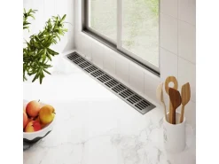 MS Beschläge Lüftungsgitter Alu Design Eloxiert 80 x 500 mm