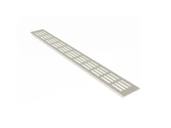 MS Beschläge Stegblech 60 x 600 mm Weiß RAL9010 Aluminium Lüftungsgitter