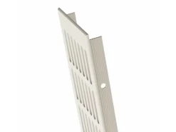 MS Beschläge Türbelüftung 100 x 1200 mm Weiß RAL9010 Alu Stegblech