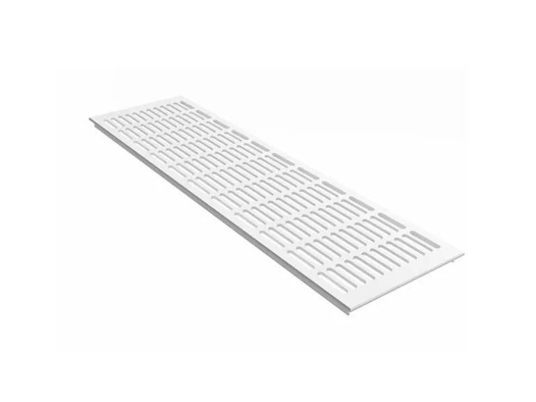 MS Beschläge Universal Gitter 150 x 400 mm Weiß RAL 9016