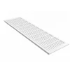 MS Beschläge Universal Gitter 150 x 800 mm Weiß RAL 9016