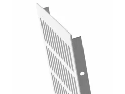 MS Beschläge Universal Gitter 150 x 800 mm Weiß RAL 9016