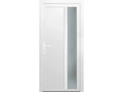 Nebeneingangstür K511 Kunststoff Weiß 98 cm x 198 cm Anschlag Links