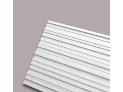 NOEL & MARQUET NMC ALLEGRETTO ARSTYL 3D Wandpaneel Akustikpaneel 2 m 200 cm x 1,4 cm x 30 cm Weiß