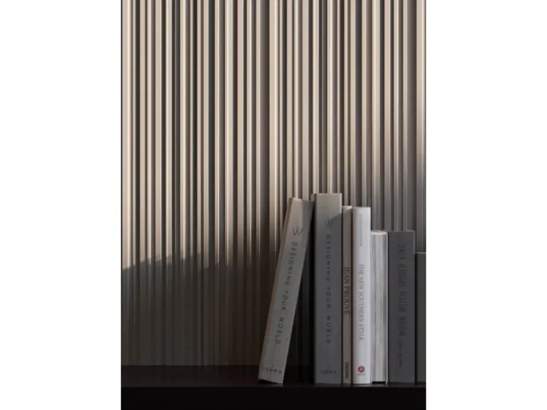 NOEL & MARQUET NMC ALLEGRETTO ARSTYL 3D Wandpaneel Akustikpaneel 2 m 200 cm x 1,4 cm x 30 cm Weiß