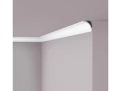 NOEL & MARQUET NMC BW1 NOMASTYL Eckleiste Zierleiste Stuckleiste 2 m 200 cm x 6 cm x 6,5 cm Weiß