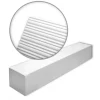 NOEL & MARQUET NMC CALANDO-Box ARSTYL 3D Wandpaneele 1 Karton 6 Leisten 12 m Weiß