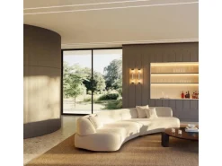 NOEL & MARQUET NMC CANELÉ L FLEX ARSTYL Flexibles Wandpaneel Akustikpaneel 2 m 200 cm x 1,45 cm x 30 cm Weiß