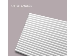 NOEL & MARQUET NMC CANELÉ S ARSTYL 3D Wandpaneel Stuckleiste Zierelement 2 m 200 cm x 1,45 cm x 30 cm Weiß