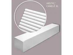 NOEL & MARQUET NMC CANELÉ XL-Box ARSTYL 3D Wandpaneele 1 Karton 3 Leisten 6 m Weiß