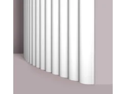 NOEL & MARQUET NMC CANELÉ XL FLEX ARSTYL 3D Wandpaneel Wandverkleidung 2 m 200 cm x 2,4 cm x 29,5 cm Weiß