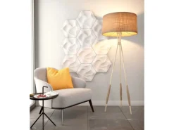 NOEL & MARQUET NMC CORAL ARSTYL 3D Wandpaneel Wandpaneel Zierelement 38 cm x 32,9 cm x 2,5 cm Weiß