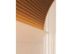 NOEL & MARQUET NMC DORIQUE FLEX ARSTYL 3D Wandpaneel Akustikpaneel Stuckleiste 2 m 200 cm x 1,5 cm x 29,5 cm Weiß