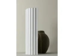 NOEL & MARQUET NMC DORIQUE FLEX ARSTYL 3D Wandpaneel Akustikpaneel Stuckleiste 2 m 200 cm x 1,5 cm x 29,5 cm Weiß