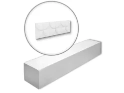 NOEL & MARQUET NMC FLOWER-Box ARSTYL 3D Wandpaneele 1 Karton Set mit 5 Zierelementen 2,15 m2 Weiß