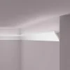 NOEL & MARQUET NMC IL2 ARSTYL Eckleiste Zierleiste Stuckleiste für Indirekte Beleuchtung 2 m 200 cm x 5 cm x 10,5 cm Weiß