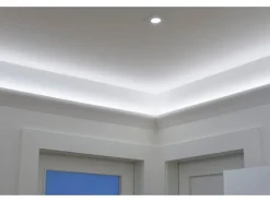 NOEL & MARQUET NMC IL2 ARSTYL Eckleiste Zierleiste Stuckleiste für Indirekte Beleuchtung 2 m 200 cm x 5 cm x 10,5 cm Weiß