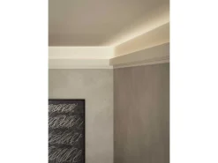 NOEL & MARQUET NMC IL7 Memory ARSTYL Eckleiste Stuckleiste für Indirekte Beleuchtung 2 m 200 cm x 5 cm x 9,2 cm Weiß