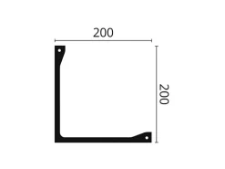 NOEL & MARQUET NMC L5 ARSTYL Abdeckleiste Zierleiste Eckleiste Stuckleiste 2 m 200 cm x 20 cm x 20 cm Weiß