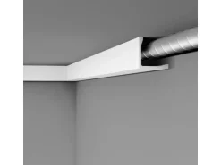 NOEL & MARQUET NMC L5 ARSTYL Abdeckleiste Zierleiste Eckleiste Stuckleiste 2 m 200 cm x 20 cm x 20 cm Weiß