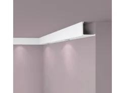NOEL & MARQUET NMC L1 ARSTYL Abdeckleiste Zierleiste Eckleiste Stuckleiste 2 m 200 cm x 15 cm x 15 cm Weiß