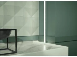 NOEL & MARQUET NMC PYRAMID ARSTYL 3D Wandpaneel Wandpaneel Zierelement 113,5 cm x 1,85 cm x 19 cm Weiß